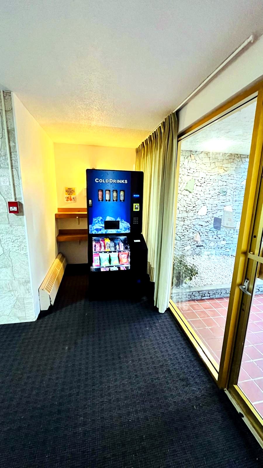 CanBite vending machine in a residential hallway